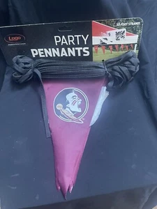 FLORIDA STATE Seminoles 30 Foot Strand PARTY PENNANT - Picture 1 of 2