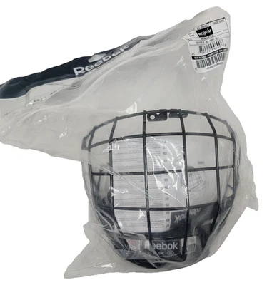 NUEVA Máscara Facial de Hockey Reebok Juvenil Talla M - Negra - (14E-IMS-FM5K-BLK) Foto 1 de 4