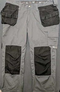 Helly Hansen Workwear Men's Chelsea Construction Pants Gray/Black Size 34x32 - Picture 1 of 14