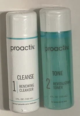 Limpiador Renovador Proactiv 4oz + Tónico Revitalizante Tono Combo ¡Lote de 2!  Foto 1 de 4
