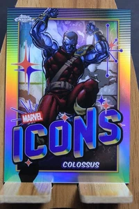 2025 Topps Marvel Chrome 'ICONS' Colossus - Picture 1 of 2