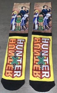 Hunter X Hunter Squad Yellow 15” Long Sock M:8-12 LRG Spencer’s Crew V3 ANIME - Picture 1 of 13