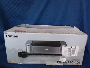 Neuer Canon PIXMA PRO-100 Tintenstrahl-Farbfotodrucker mit Tinte & Papier - Bild 1 von 10