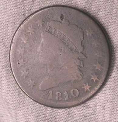 1810/09 Classic Head Large Cent 1c US - Image 1 of 2