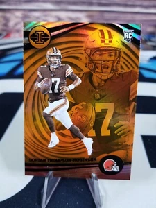 2023 PANINI ILLUSIONS DORIAN THOMPSON-ROBINSON#26 ROOKIE RC ORANGE PARALLEL  - Picture 1 of 2