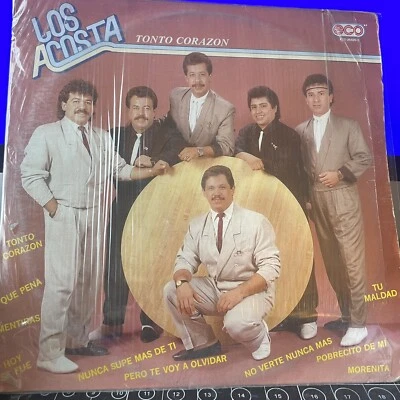 LOS ACOSTA  / TONTO CORAZÓN / VINYL RECORDS 33RPM ECO - Imagem 1 de 4