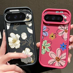 Case For Google Pixel 9 Pro XL 8A 7A 8 Pro Shockproof Flower Silicone Soft Cover - Picture 1 of 21