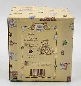 1998 Enesco Cherished Teddies CT004 Dr. Darlene Makebetter - New - Picture 1 of 12