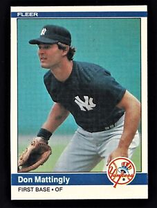 1984 Fleer #131 Don Mattingly Baseball Card Rookie RC MINT+ MUST LOOK⭐ Yankees
