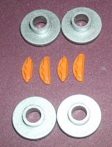 1/24 Scale Brake Rotor & Caliper Set Plastic Miniature Car Model Garage Parts - Picture 1 of 6