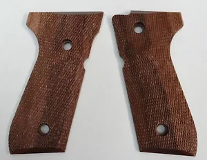 Herrett Beretta 92 Walnut Grip Panels - BRAND NEW - FREE SHIPPING - Picture 1 of 2