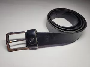 MLA Schwarz Echtleder Gürtel Made in Britain. Größe 38 - Bild 1 von 6