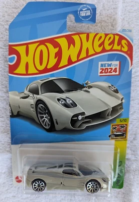 Hot Wheels Pagani Utopia #205 2024 plata 5/10 exóticos nuevo para 2024 gris nuevo Foto 1 de 4