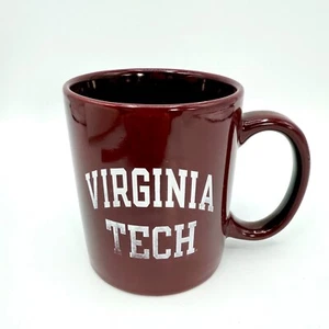 Virginia Tech Hokies Chicago Maroon Coffee Mug White Lettering - Picture 1 of 8