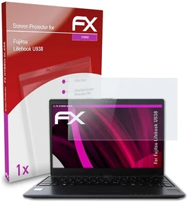 atFoliX Glass Protector voor Fujitsu Lifebook U938 9H Beschermend pantser - Afbeelding 1 van 5
