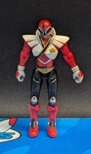 Power Rangers Samurai - Super Mega Ranger - Fire Red Ranger 4" Actionfigur - Bild 1 von 2