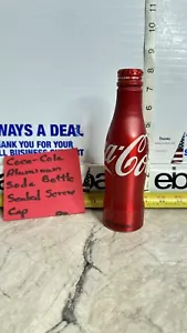 Collector Coca-Cola Aluminum Bottle / Can 8.5 OZ Full Red Wrap Vintage Looking - Picture 1 of 7