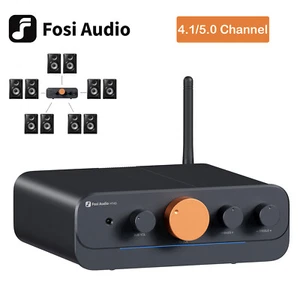 Fosi Audio HT4S Amplificatore Bluetooth 4.1/5.0 CH per Altoparlanti Esterno Bass Shaker - Foto 1 di 9