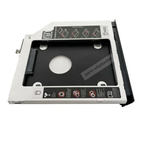 2ème disque dur SSD caddy pour HP EliteBook 2560p 2570p + support de panneau de lunette - Photo 1/9