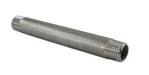 Pezón de barril 1/4" NPT extremos roscados - Imagen 1 de 1