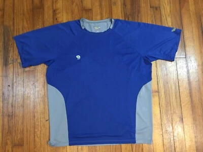 Mountain Hard Wear HOMBRE ROPA DEPORTIVA Camiseta Elastizada Azul Poliéster Talla Grande L Foto 1 de 4