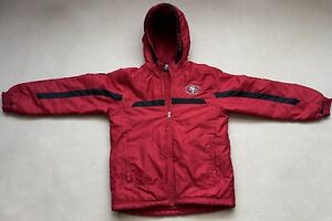 NFL San Francisco 49ers Hoodies Jacket Youth Full Zip Size S-Used
