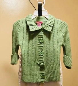 Vintage Y2K Girls Size 8 Lightweight 3/4 sleeve Spring/Summer Sweater - Picture 1 of 1