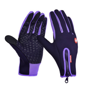 Mens Women Winter Thermal Warm Waterproof Ski Snowboarding Driving Work Gloves