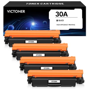 4x CF230A Toner Cartridge compatible with HP CF230A LaserJet M203d M203dn M203dw - Picture 1 of 8