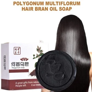 Natural Polygonum Soap Shampoo Essence Hair Darkening Soap Nice Acarid B9Z3 - Picture 1 of 17