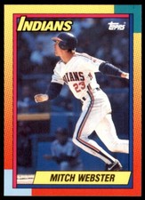 1990 Topps Traded Mitch Webster Baseball Cards #127T