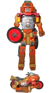 Transformers 1986 WRECK-GAR w wheel shield vintage movie motorcycle junkion tire - Picture 1 of 8