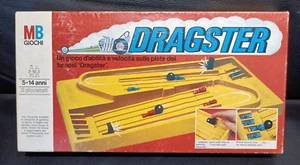 GIOCO DRAGSTER MB SCATOLA SOCIETA' TAVOLO TAVOLA VINTAGE ANNI '80 RARO - Picture 1 of 3