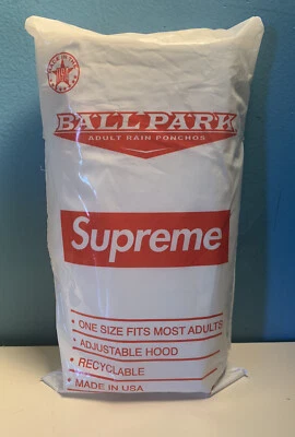 Poncho de lluvia Supreme Ballpark OS SS20 nuevo *en mano* Foto 1 de 2