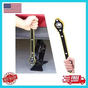 Labor-Saving Car Scissor Jack Ratchet Wrench Tire Wheel Lug Wrench Repair Tool - Picture 1 of 5