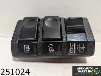 OEM 1988 Nissan 300ZX 3.0L FRONT FOG LIGHT REAR WIPER DEFROSTER DEFROST SWITCH - Image 1 of 4