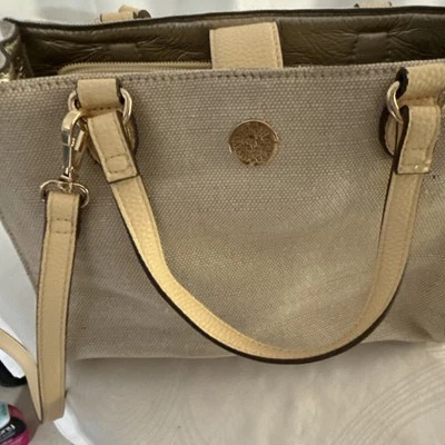 Annie Klein Cream Hand Shoulder Purse - Image 1 of 4