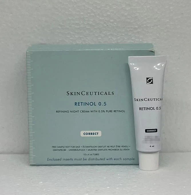 SkinCeuticals ретинол 0,5 очищающий ночной крем с 0,5% чистым ретинолом, 4 мл * 10 шт. - Изображение 1 из 1