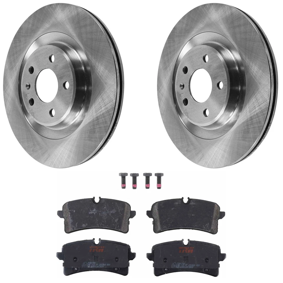 KIT TRW-072924-5215 Juego de 2 ruedas traseras de disco de freno y pastillas de freno para Porsche Macan Foto 1 de 4