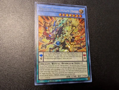 Yugioh Odd Eyes Pendulumgraph Dragon Pendel DIFO-EN034 Secret Rare Near Mint - Bild 1 von 3
