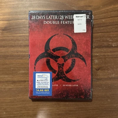 New 28 Days Later 28 Weeks Later Double Feature Fullscreen DVD 2 Disc Set Sealed - Image 1 of 4