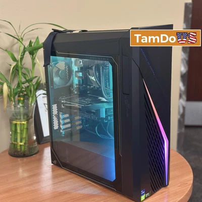 ASUS ROG STRIX G16CHR Gaming Desktop, i7-14700KF, 32GB DDR5, 2TB, RTX 4060 Ti - Image 1 of 4