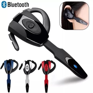 Wireless Bluetooth Headset Noise Canceling Dual Microphone Earpiece Earbuds - Picture 1 of 20