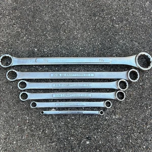 Vintage Craftsman 5pc Standard Box End Wrench Set -V- -VV- Made in USA + 1 1/2 - Bild 1 von 4