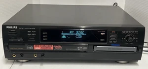 Philips CDR 785 3 Disc CD Player Changer 1 Disc CD-R RW Recorder Tested Works - Imagen 1 de 13