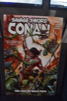 Espada Salvaje de Conan Volumen 1 El Culto de Koga Thun Marvel TPB Gerry Duggan Difícil de Encontrar Foto 1 de 2