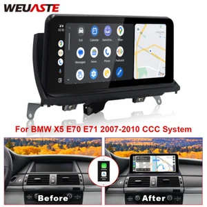 10.25'' Car Linux Screen For BMW X5 E70 E71 2007-2010 CCC Wifi Wireless Carplay - Picture 1 of 12