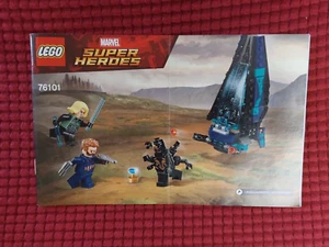 LEGO Marvel Super Heroes 76101 Instruction Manual No Bricks - Picture 1 of 1