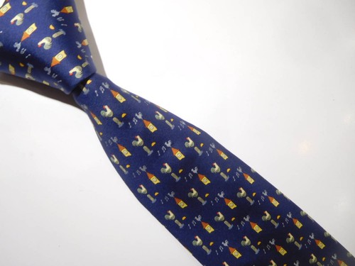 HERMÈS Cravatta uomo HERMES Francia vera seta cravatta abito classico lusso multicolore W656