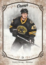 2015-16 Upper Deck Champ's Hockey Gold Variant Back #78 Torey Krug
